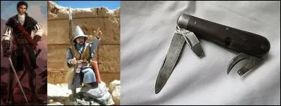 Ce « traîne-rapière » est un véritable « traîne-potence ». Il va nous provoquer catastrophe sur catastrophe ! En plus, il a mieux qu'un « trancheplume ».
Que signifient les mots « traîne-rapière », « traîne-potence » et « trancheplume » ?