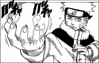 Dans le manga, de quelle couleur est le chakra de Naruto ?