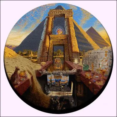 Quel est cet endroit désignant l'Occident et la demeure des morts où siège Osiris ?