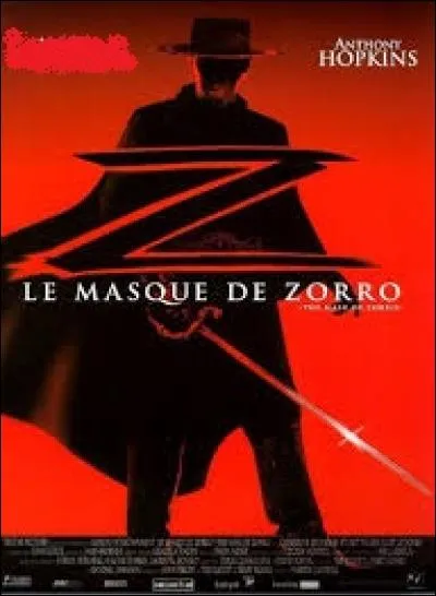 Trouvez l'acteur incarnant le justicier masqué dans "Le Masque de Zorro", long-métrage paru en 1998 :