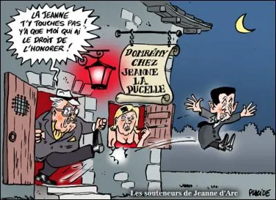 Revenons dans notre beau pays, et savourons ensemble cette d&eacute;claration, tr&egrave;s protectrice : Je souhaite que Marine Le Pen sauve la France, elle est la Jeanne d'Arc du 21&egrave;me si&egrave;cle !