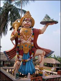 Qui est ce Dieu Singe Hindou, qui a combattu les démons au coté de Rama ?