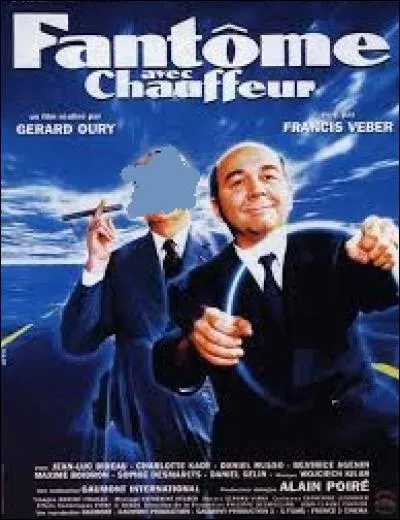 Parmi ces grands comédiens, lequel partage la vedette avec Gérard Jugnot dans le film "Fantôme avec chauffeur" ?