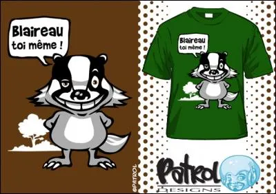 Blaireau a été le premier à traverser la manche en avion (faute de majuscule incluse) !