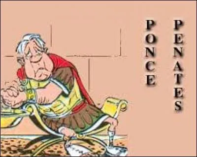 On termine avec Ponce Pénates et sa manie de se laver les mains. On le voit dans l'album ...