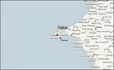 DAKAR - La capitale du Sénégal est située sur l'étroite presqu'île...