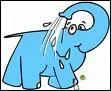 Quelle entreprise retrouve-t-on derrire cet ' Elephant Bleu' ?