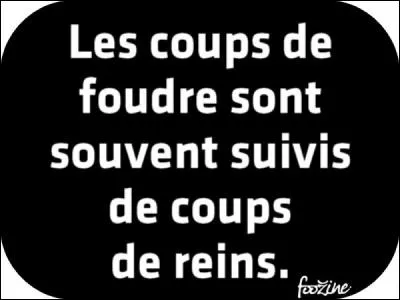 La foudre est tombée sur le hangar et a endommagé la toiture. Depuis notre mariage ...