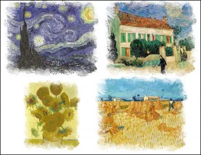 Je suis le peintre qui a réalisé ces toiles. Je m'appelle :