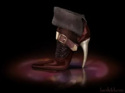 Cette chaussure est inspirée de quel méchant personnage ? (indice : C'est un homme qui s'aime beaucoup)