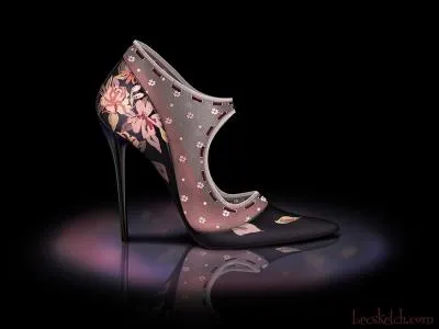 Cette chaussure est inspirée de quel gentil personnage ? (indice : Elle aime les parapluies)