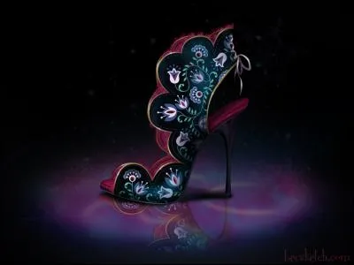 Cette chaussure est inspirée de quel gentil personnage ? (indice : Elle a une sur avec un pouvoir magique)