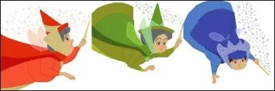 Comment s'appellent les trois fées dans "La Belle au bois dormant" ?