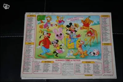 Les mois de l'année sont représentés sur un calendrier. Traduis "mois" en anglais.