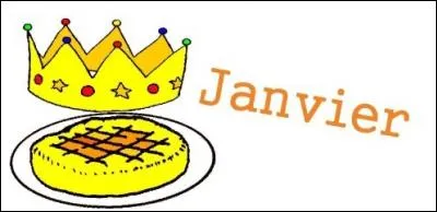 En janvier, si tu trouves la fève dans ta part de galette des rois, la couronne est à toi. Comment dis-tu "janvier" en anglais ?