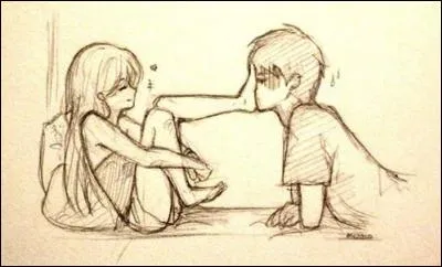 Bien fait pour le primate hominidé désirant plus qu'une amitié avec la jeune fille sur la photo ! Je suis sur cette image et je me fais littéralement écraser, je suis...