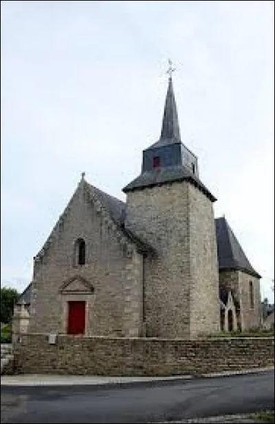 Voici l'église Saint-Nicodème de Quily. Ancienne commune Morbihannaise, elle se trouve en région ...