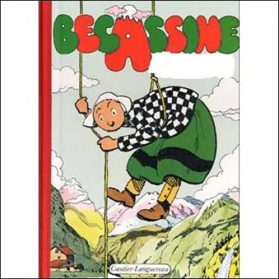 Que fait-elle, accrochée à une corde ?