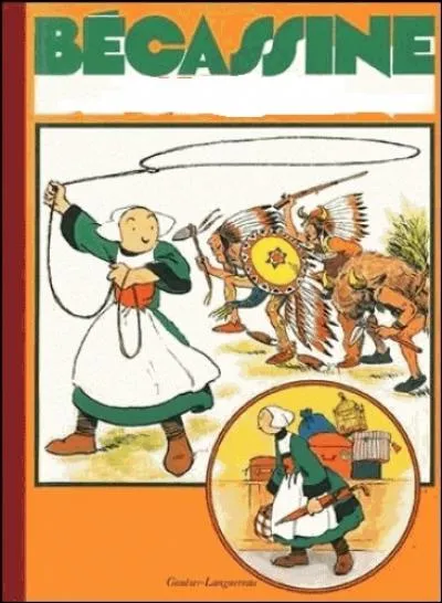 Avec son parapluie et ses paquets, la voilà encore partie ! Que fait-elle ?