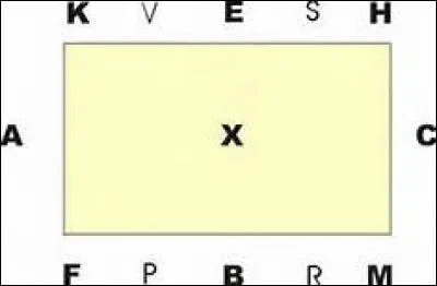 Quelle est la lettre entre V et P ?
