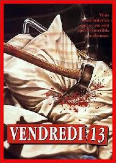 En quelle année est sorti le film d'horreur américain "Vendredi 13" réalisé par Sean S. Cunningham ?