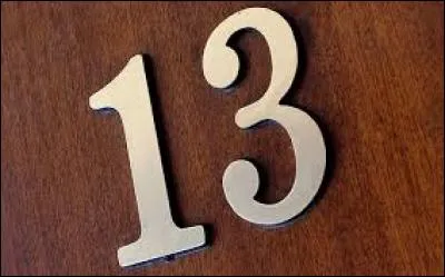 Comment écrit-on en lettres le chiffre "13" en anglais ?