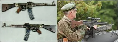 L'ancêtre de cette arme date de 1915, il se nomme le « Chauchard ». Le plus connu de tous, est l'AK-47. Ce sont des fusils d'assaut !
A vous de trouver celui qui est considéré comme la première de ce type à être utilisée en masse dans une armée ?