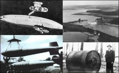 Barnes Wallis est un ingénieur et un inventeur. Il travailla à la conception de dirigeables et dans le domaine de l'aviation. S'intéressant au bombardement stratégique, il conçut de très grosses bombes destinées à détruire des installations massives.
A vous de trouver quel objectif NE FUT PAS détruit par une de ses bombes !