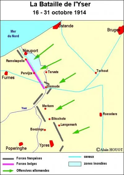 Quel fut le coup de génie de l'armée belge pour arrêter les Allemands sur l'Yser ?