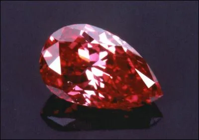 Quel est le prix en euros pour 1 gramme de diamant rouge ?