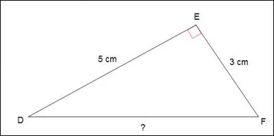 Exercice - Calculer [DF] en arrondissant au mm près