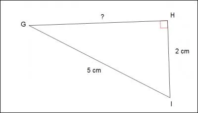 Exercice - Calculer [GH] en arrondissant au mm près