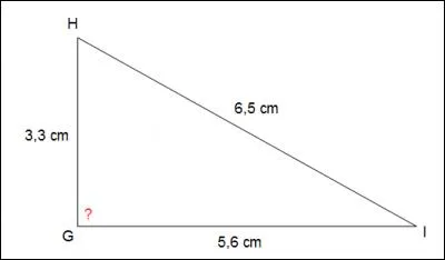 Exercice - Le triangle GHI est-il rectangle ?