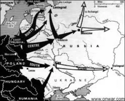 Comment s'appelle l'opération qu'Hitler met en place pour envahir l'URSS ?