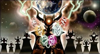 Quelques pages plus loin, Ténébris explique aux Légendaires que, parmi les 9 dieux qui ont créé Alysia première du nom, l'un d'eux voulait surpasser les autres et devenir...