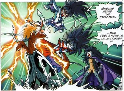 Passons maintenant à la pierre tournante de ce cycle : le tome 10 alias "La Marque du Destin". Dans ce tome, on peut voir les Légendaires sur l'île d'Erghyr pour leur combat contre Anathos. Le maléfique despote a vite pris possession du corps de Danaël et s'est débarrassé des Légendaires. Il propose à Ténébris une offre qu'elle refuse et dit qu'elle préfère mourir :