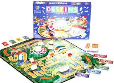 Quelle est la forme du pion que l'on utilise pour jouer dans le jeu "Destins" ?