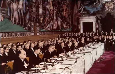 Cochez la date des traités de Rome.