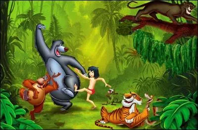 Comment s'appelle le petit homme dans "Le Livre de la jungle" ?