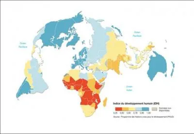 Une de ces affirmations sur l'indicateur de développement humain est fausse :