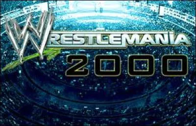 Quel type de match était le main event de WrestleMania 2000 ?
