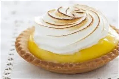 Avec quoi marie-t-on très bien le citron sur des tartes ?