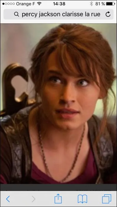 Dans Percy Jackson 2, Clarisse est la fille de quel dieu/déesse ?