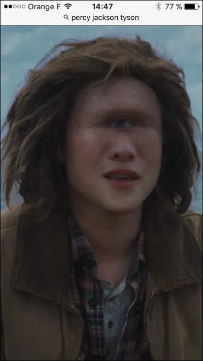 Dans Percy Jackson 2, comment s'appelle le demi-frère de Percy ?