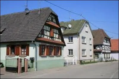 Village alsacien de l'arrondissement de Haguenau-Wissembourg, Salmbach se situe dans le département ...