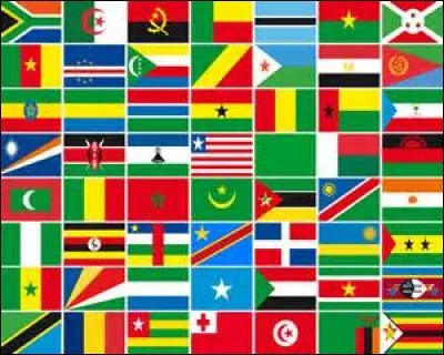 Lequel de ces drapeaux est celui du Rwanda ?