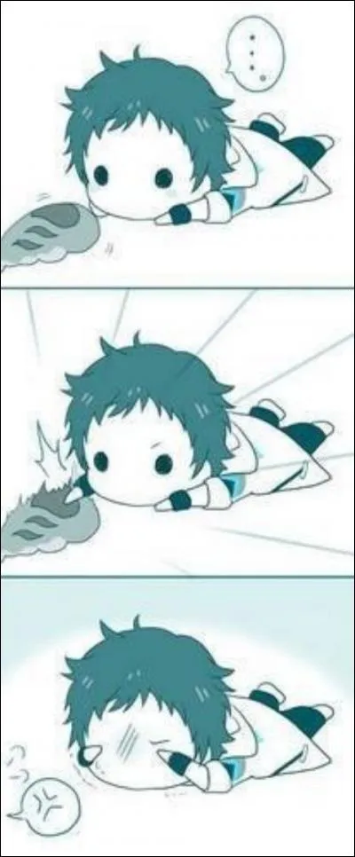 Sur cette image, qu'est-ce que Subaru essaye d'attraper ?