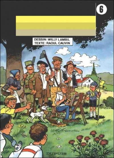Retrouvez le nom de cette bande dessinée humoristique franco-belge créée en 1974 par le dessinateur Willy Lambil ?