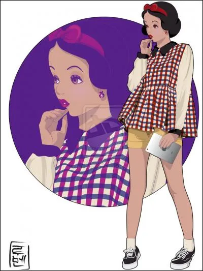 Quelle jeune femme est-elle empoisonnée par une pomme dans un film portant son nom ?