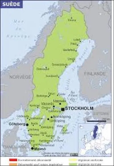 À quel moment la Suède a-t-elle été admise ?